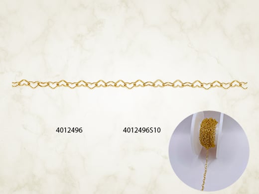 2.85x4.0mm Heart Chain
