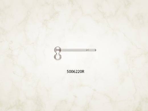 2.0mm Ball Earring w/Ring