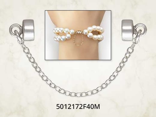 5012172F40M-Flat-Cable-Safety-Chains-w-Magnetic-Clasp